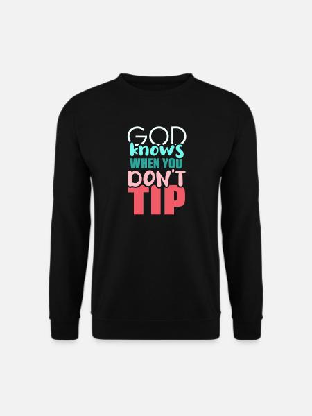 Kellner Barkeeper Ober Bar Bartender barchef - Unisex Pullover - Schwarz