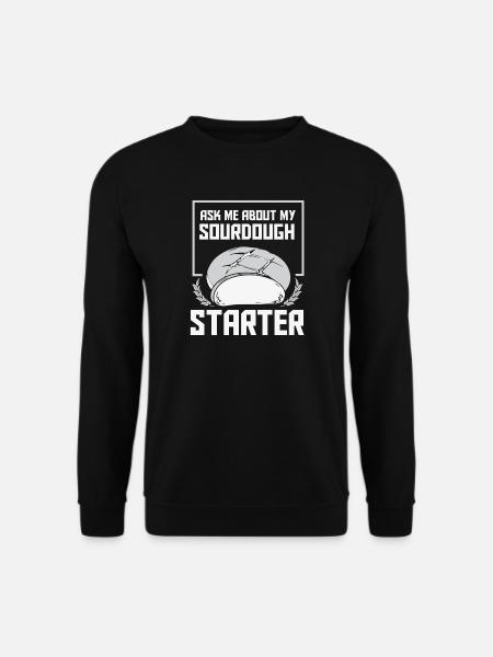 Bread Baker Bakery Bread Roll Baking - Unisex Sweatshirt - black