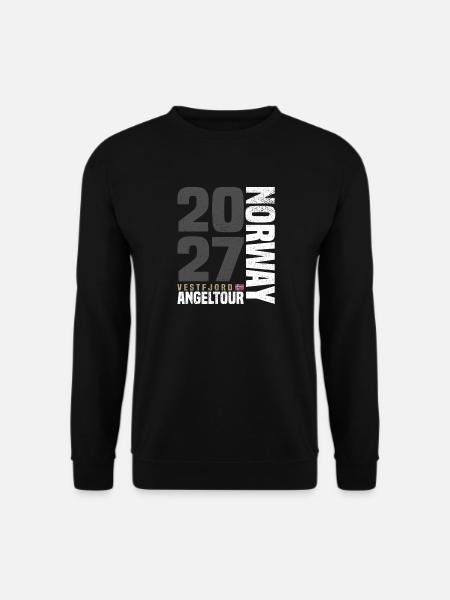 Norwegen Vestfjord Angeltour 2027 - Unisex Pullover - Schwarz