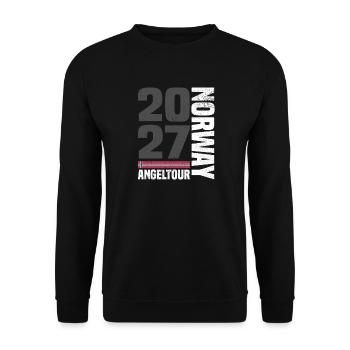 Norway Angeltour 2027 - Unisex Pullover - Schwarz - Vorne - Alina (178cm) & Michal (187cm)