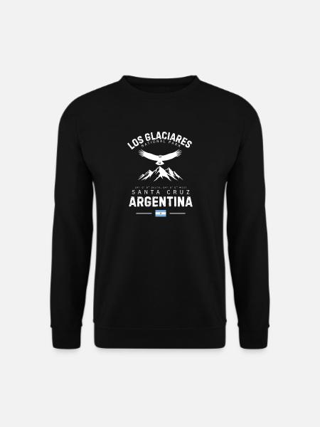 Los Glaciares Nationalpark Peak Argentina Tee - Unisex Pullover - Schwarz