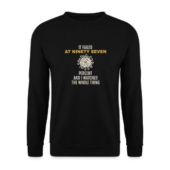 3D Druck Humor Geschenk Maker Lustig - Unisex Pullover - Schwarz - Vorne - Alina (178cm) & Michal (187cm)