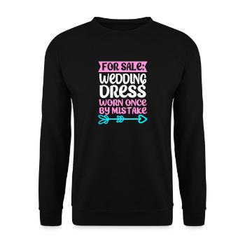 Scheidung - Unisex Pullover - Schwarz - Vorne - Alina (178cm) & Michal (187cm)