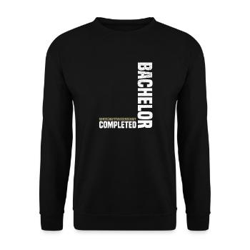 Bachelor Wirtschaftswissenschaft - Unisex Pullover - Schwarz - Vorne - Alina (178cm) & Michal (187cm)