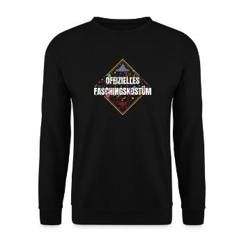 Offizielles Faschingskostüm - Unisex Pullover - Schwarz - Vorne - Alina (178cm) & Michal (187cm)