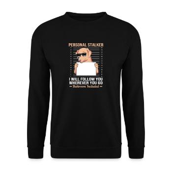 Chesapeake Bay Retriever - Unisex Pullover - Schwarz - Vorne - Alina (178cm) & Michal (187cm)