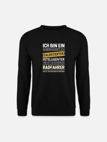 Radfahrer Fahrrad Fahrradfahrer Radsport Radfahren - Unisex Pullover - Schwarz