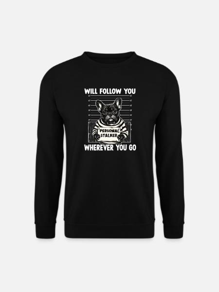 Französische Bulldogge Hundehalter T Frenchie  - Unisex Pullover - Schwarz