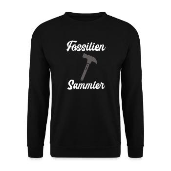Mineralien Steine Geologie Sammler Mineral Geologe - Unisex Pullover - Schwarz - Vorne - Alina (178cm) & Michal (187cm)
