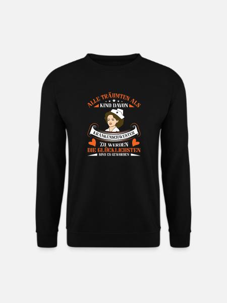 Krankenschwester Krankenpfleger - Unisex Pullover - Schwarz
