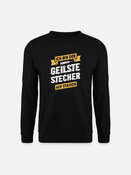 Krankenschwester Krankenpfleger - Unisex Pullover - Schwarz