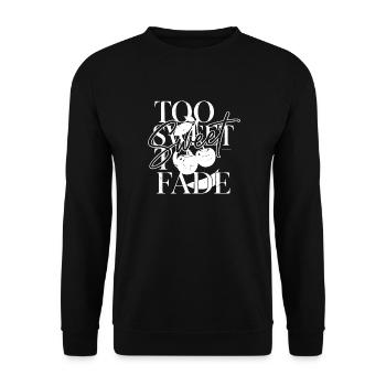 Zu süß Fade - Unisex Pullover - Schwarz - Vorne - Alina (178cm) & Michal (187cm)