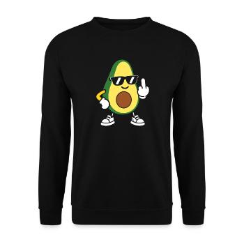 Avocado Rebel Sonnenbrille - Unisex Pullover - Schwarz - Vorne - Alina (178cm) & Michal (187cm)