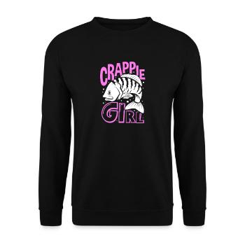 Sonnenbarsch Crappie Fisch Barsch - Unisex Pullover - Schwarz - Vorne - Alina (178cm) & Michal (187cm)
