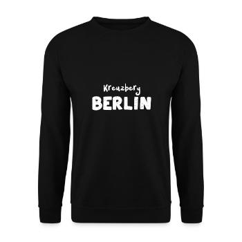 Kreuzberg Berlin - Berlin - Unisex Sweatshirt - black - Front - Alina (178cm) & Michal (187cm)