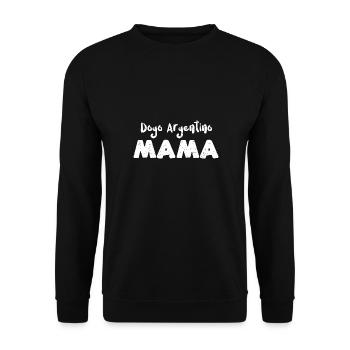Dogo Argentino Mama - Chiens - Sweat-shirt Unisexe - noir - Devant - Alina (178cm) & Michal (187cm)