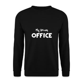 My Dream Office - Car Guy - Unisex Sweatshirt - black - Front - Alina (178cm) & Michal (187cm)