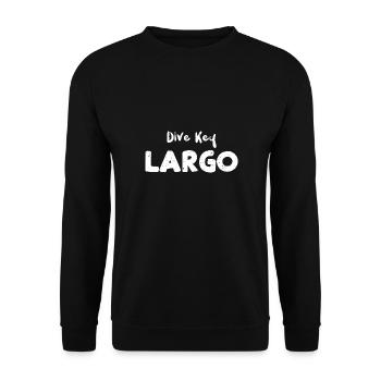 Dive Key Largo - Diving - Unisex Sweatshirt - black - Front - Alina (178cm) & Michal (187cm)