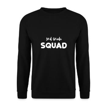 Escouade de 3e année - Oiseaux - Sweat-shirt Unisexe - noir - Devant - Alina (178cm) & Michal (187cm)