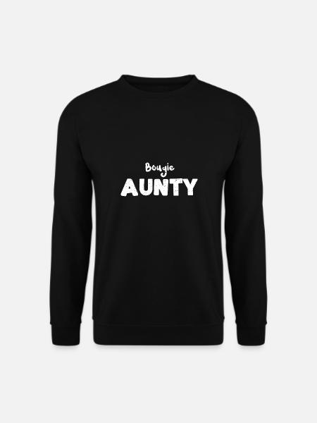 Bougie Aunty - Aunt - Unisex Pullover - Schwarz