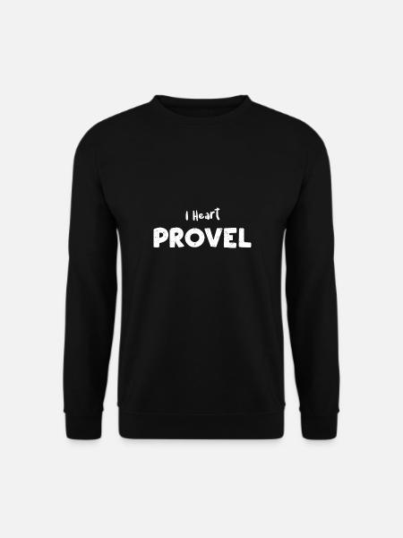 I Heart Provel - Cheese - Unisex Sweatshirt - black