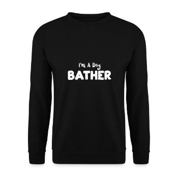 I'm A Dog Bather - Dogs - Unisex Pullover - Schwarz - Vorne - Alina (178cm) & Michal (187cm)