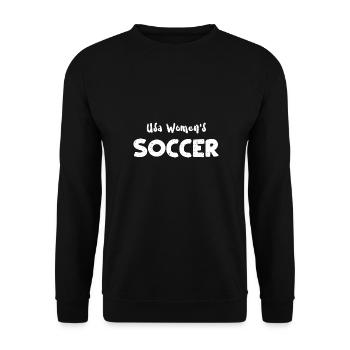 Football féminin des États-Unis - Football - Sweat-shirt Unisexe - noir - Devant - Alina (178cm) & Michal (187cm)