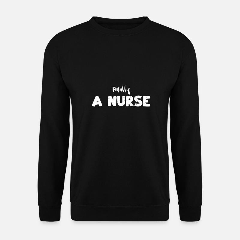 Finally A Nurse - Nurse - Unisex Sweatshirt - black