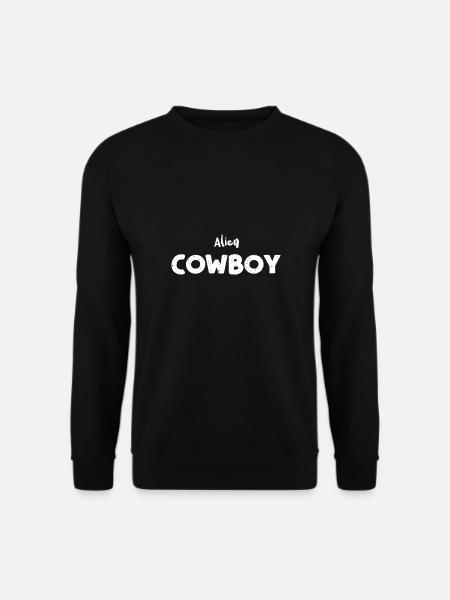 Alien Cowboy - Science - Unisex Sweatshirt - black