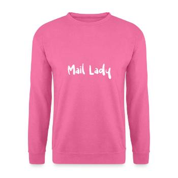 Mail Lady - Employée - Sweat-shirt Unisexe - rose - Devant