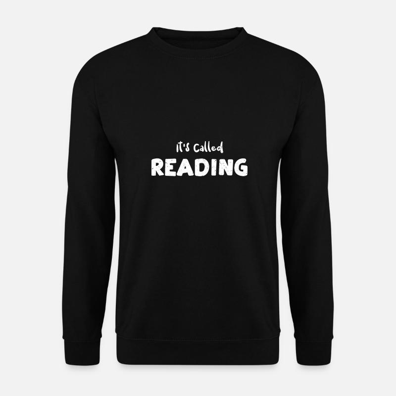 It's Called Reading - Coffee - Unisex Pullover - Schwarz