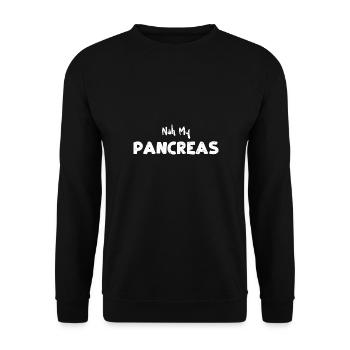 Près de mon pancréas - Paresseux - Sweat-shirt Unisexe - noir - Devant - Alina (178cm) & Michal (187cm)