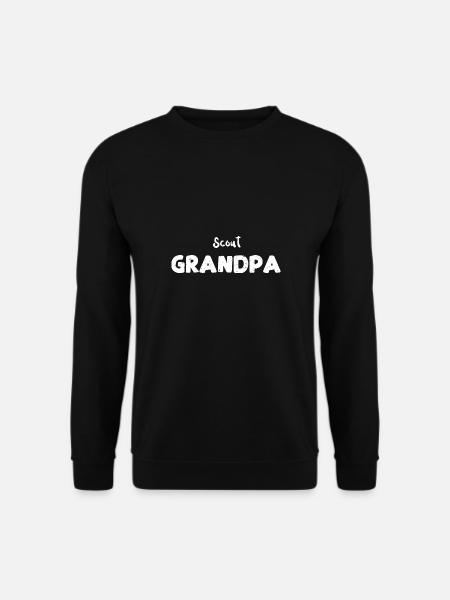 Scout Grandpa - Grandpa - Unisex Pullover - Schwarz
