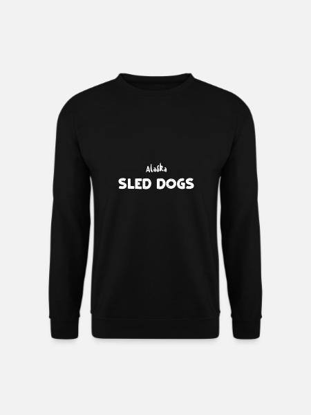 Alaska Sled Dogs - Dogs - Unisex Pullover - Schwarz