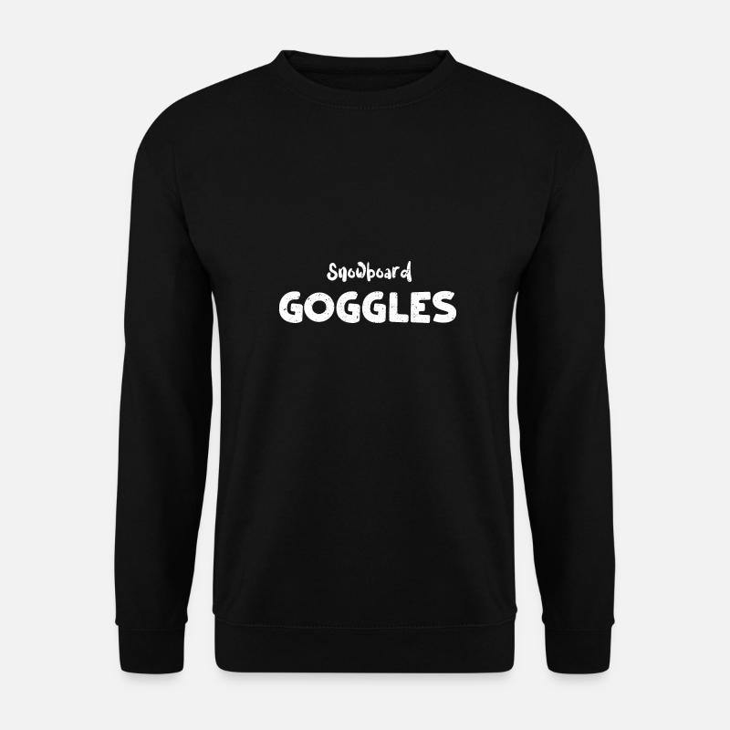 Snowboard Goggles - Skiing - Unisex Sweatshirt - black