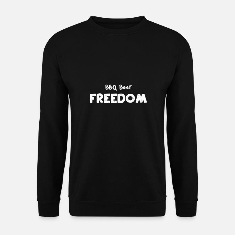 BBQ Beer Freedom - BBQ - Unisex Sweatshirt - black