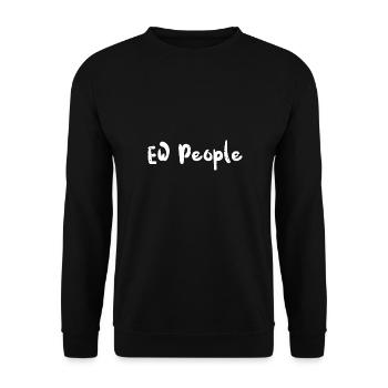 Ew People - Chats - Sweat-shirt Unisexe - noir - Devant - Alina (178cm) & Michal (187cm)