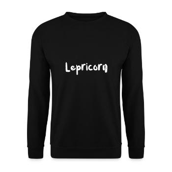 Lepricorn - St. Patrick's Day - Unisex Sweatshirt - black - Front - Alina (178cm) & Michal (187cm)