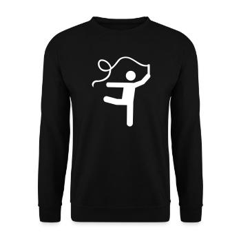 Gymnastique - Sweat-shirt Unisexe - noir - Devant - Alina (178cm) & Michal (187cm)
