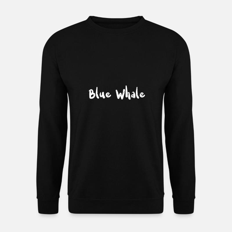Rorqual bleu - Pêche - Sweat-shirt Unisexe - noir