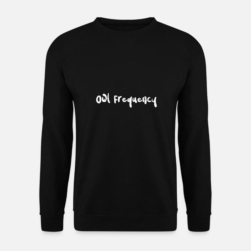 Owl Frequency - Birds - Unisex Sweatshirt - black