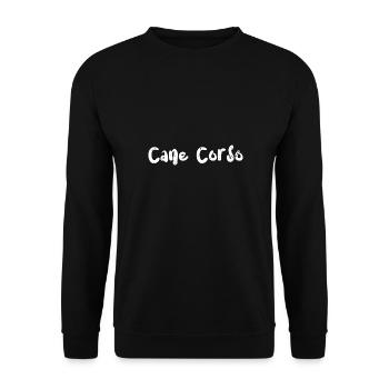 Cane Corso - Chiens - Sweat-shirt Unisexe - noir - Devant - Alina (178cm) & Michal (187cm)