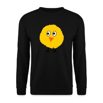 chick - Unisex Sweatshirt - black - Front - Alina (178cm) & Michal (187cm)