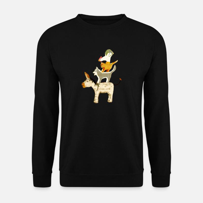 Bremer Stadtmusikanten - Unisex Pullover - Schwarz