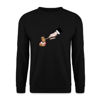 Richter - Unisex Pullover - Schwarz - Vorne - Alina (178cm) & Michal (187cm)