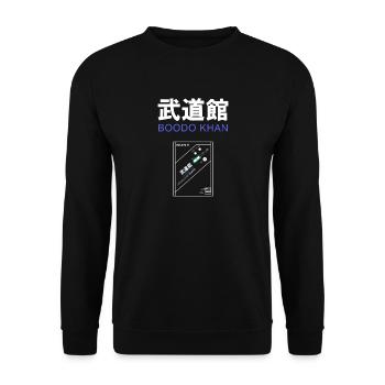 Sony Boodo Khan walkman, le légendaire - Sweat-shirt Unisexe - noir - Devant - Alina (178cm) & Michal (187cm)