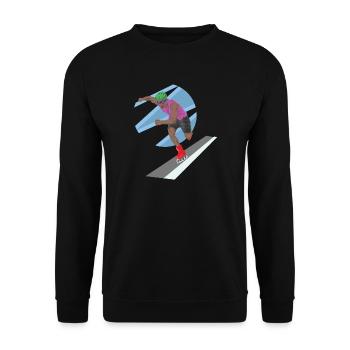 Patin à roues alignées Patinage à roulettes en ligne - Sweat-shirt Unisexe - noir - Devant - Alina (178cm) & Michal (187cm)
