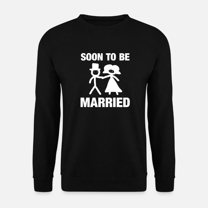 Soon to be married! Engaged! - Unisex Sweatshirt - black