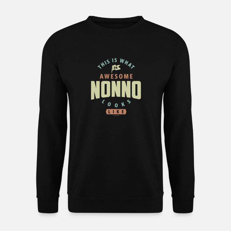 Awesome Nonno - Unisex Sweatshirt - black