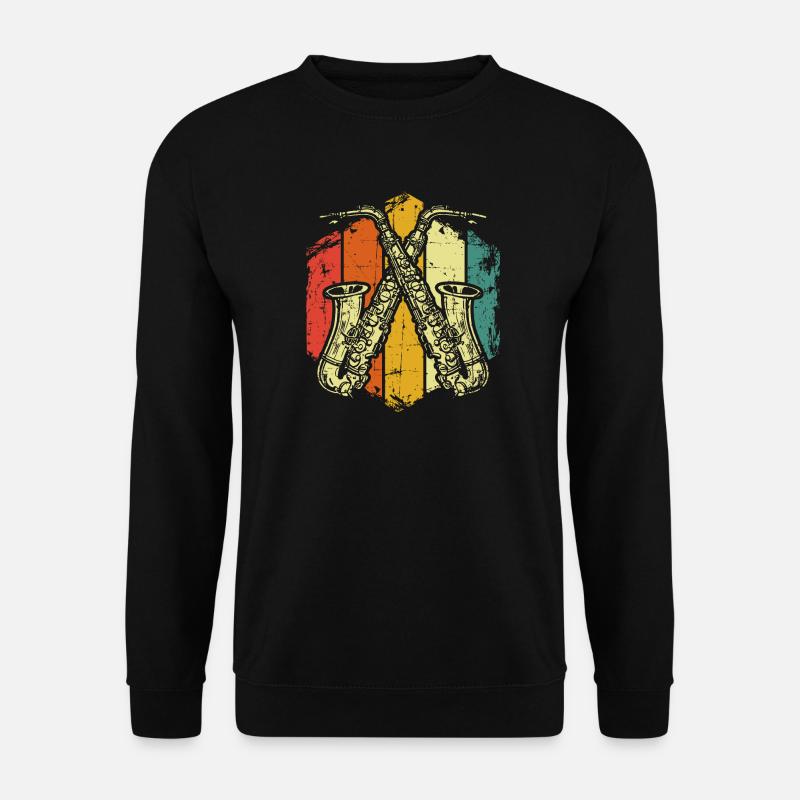 saxophone - Unisex Sweatshirt - black